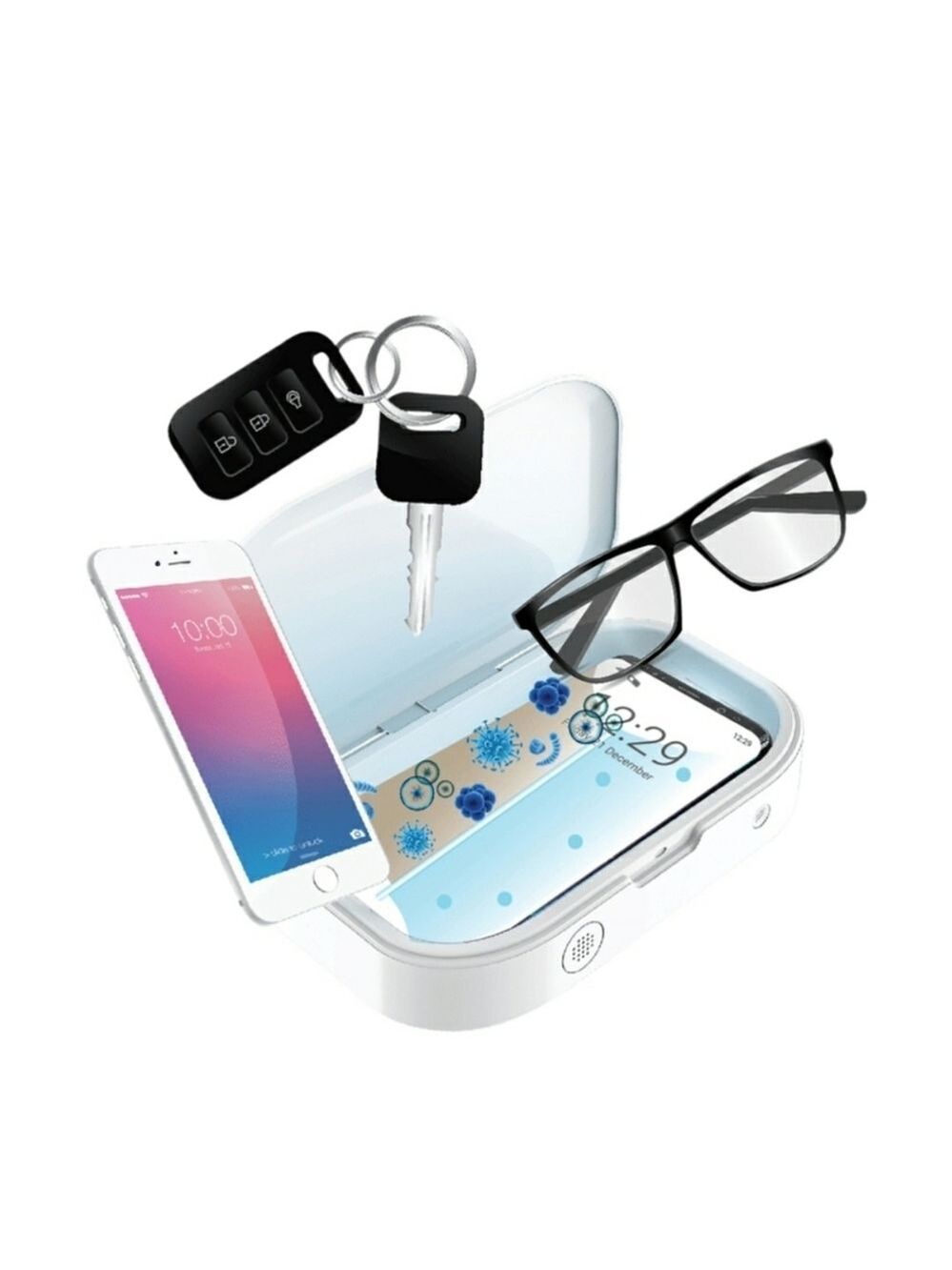 UV LIGHT SANITIZER BOX PHONE ACCESSORY